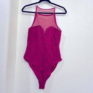 Lace and Mesh Bodysuit